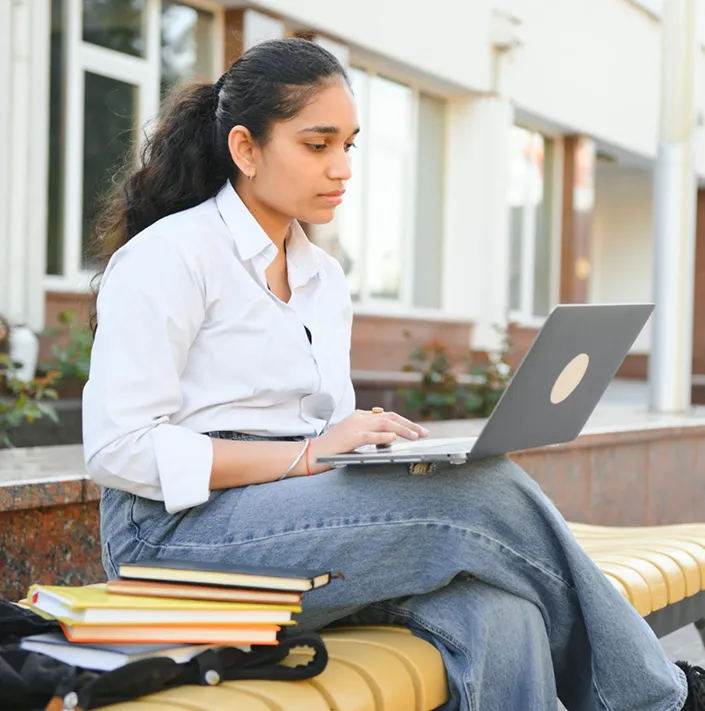 Smile Education Consultancy team with students